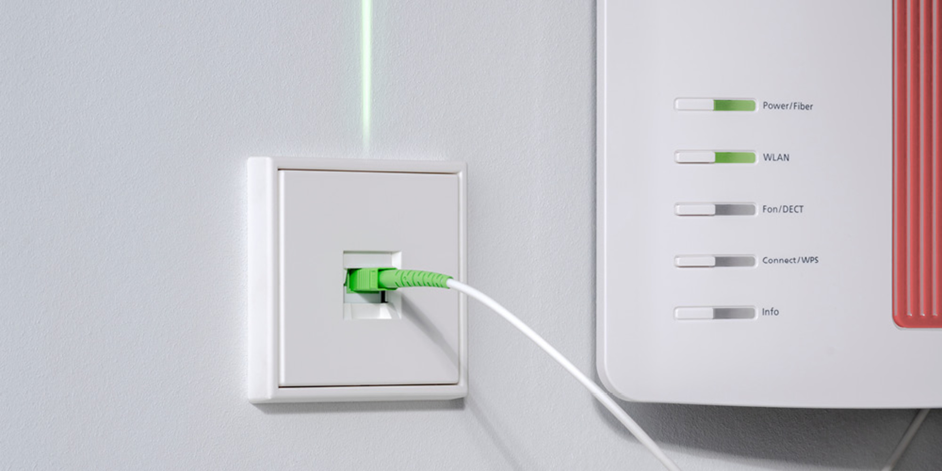 Die neuen Glasfaser-Anschlussdosen bei Elektrotechnik Krause in Oerlenbach